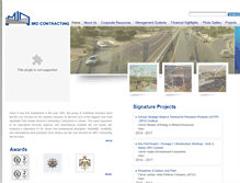 Tablet Screenshot of mid-contracting.com